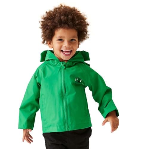 Image of Regatta Boys & Girls Animal Durable Water Repellent Jacket