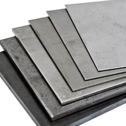 Image of MILD STEEL SHEET METAL SQUARE CUT PLATE PANEL 3mm Thick / 300x300mm Size (3x300x300mm)