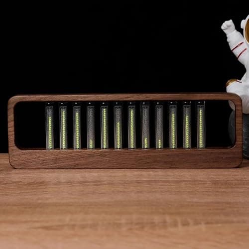 Image of Music Spectrum Light with 12 Nixie Tubes, 7 Preset Modes, and 12 Levels of Sound Sensitivity, Ideal for Studios and Gaming Rooms