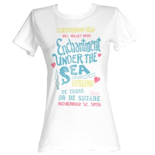 Image of Back To The Future - Enchantment Womens T-Shirt In White, Large, White