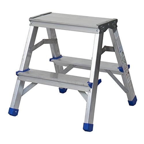 Image of Abbey Aluminium Double Sided Step Ladders 2 Tread