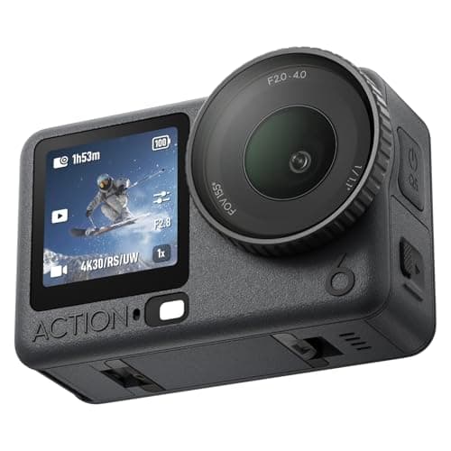 Image of DJI Osmo Action 6 Essential Combo, Action Camera With 1/1.1″ Square Sensor, Variable Aperture of f/2.0–f/4.0, Cold-Resistant, 4hrs Battery, Action Camera 8K Ideal for Daily Use