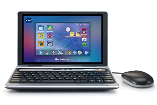Image of VTech Genio MAX My First Laptop, Educational Computer for Kids, 7” Colour Screen, Mouse, Kid-Safe Web Browser, 40+ Games, Art Studio & Revision Tools, WiFi, Toy for Children 5 Years +, English Version