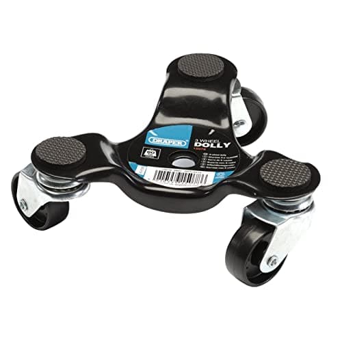 Image of Draper 15078 3 Wheel Dolly 60 kg Capacity,Black