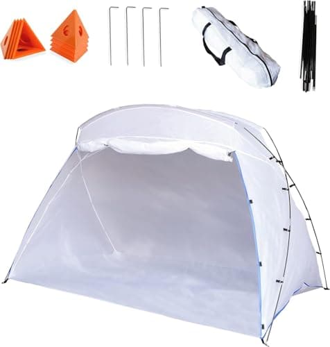 Image of Katai – Portable Paint Booth Tent for Furniture & DIY Projects – Pop-Up Spray Shelter with Floor, Mesh Screen & Paint Pyramids – Easy Up Design with Carry Bag