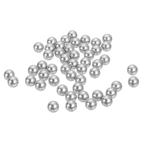 Image of sourcing map 6mm Bearing Balls, 100 Pcs 304 Stainless Steel G100 Precision Balls Metric Mixing Balls for Bearings Bicycles Casters