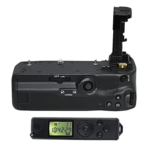 Image of Raeisusp Vertical Battery Grip with 2.4G Wireless Remote Control Replace for Canon BG-R10 Battery Holder Compatible with Canon EOS R5 R6 R5C DSLR Cameras