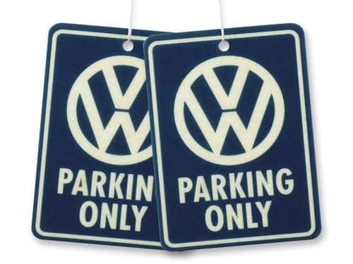 Image of BRISA VW Collection - Volkswagen Air Freshener, Room Freshener, Deodorizer for Cars T1 Bus Campervan Motif (Fresh/Blue/Set of 2)