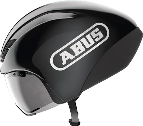 Image of ABUS GameChanger TT 1.1 time trial Helmet - aerodynamic Bike Helmet for sporty riding - triathlon, time trial and track Cycling - for Men and Women - Size S, white