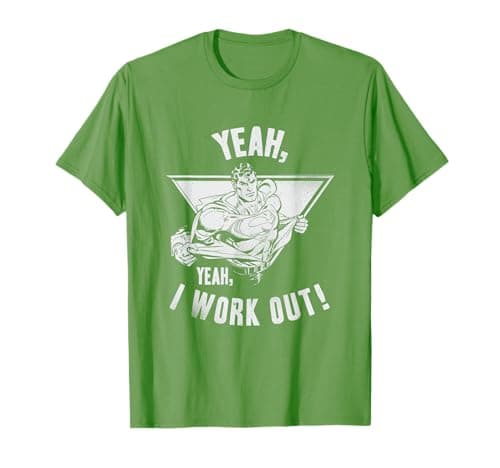 Image of Superman Yeah I Workout T-Shirt