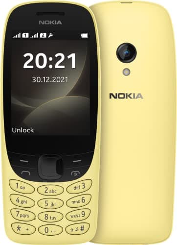 Image of Nokia 6310 (2021, Yellow) 4MB Storage + 16MB RAM, FM Radio 2G GSM - SIM*Free Unlocked
