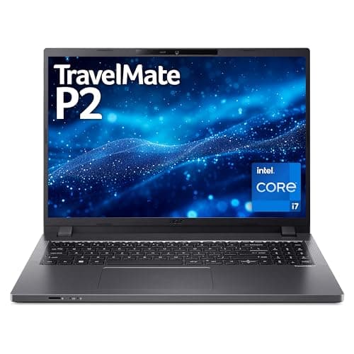 Image of acer TravelMate P2 16 TMP216-51 Commercial Laptop - Intel Core i7-1355U, 16GB, 512GB SSD, Integrated Graphics, 16" WUXGA IPS, Windows 11 Pro, Iron