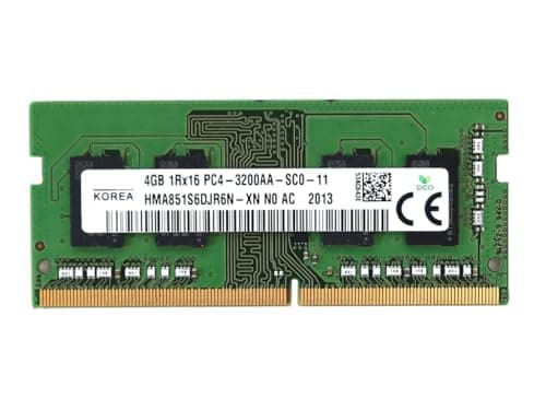 Image of Hynix HMA851S6DJR6N-XN - 4GB DDR4 3200MHz Non-ECC SODIMM RAM PC4-25600 CL22 Memory Module for Laptops, Mini Desktops & All in One Systems
