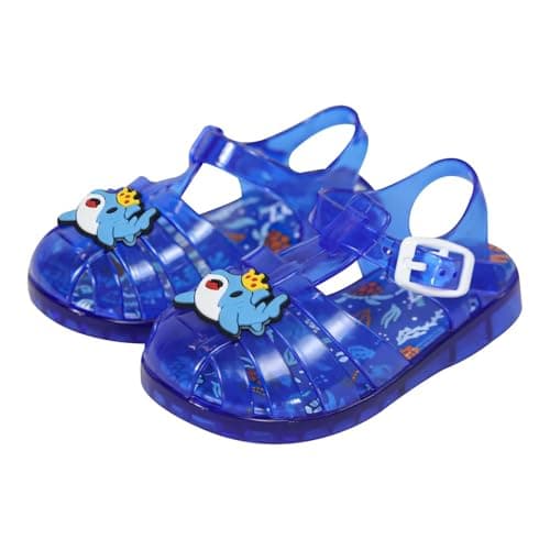 Image of A2Z 4 Kids Toddlers Girls Boys Jelly Sandals Summer Beach Shoes Non-Slip PVC Sandal - Slider 1312 Jelly Blue 5 UK CH