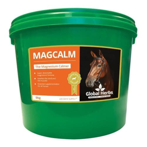 Image of Global Herbs Magcalm Equine Magnesium Calmness & Muscle Relaxation Powder 5kg