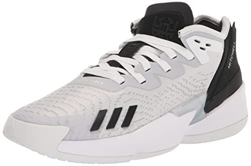 Image of adidas Unisex-Adult D.o.n. Issue 4 Basketball Shoe, FTWR White/Grey One/Grey Two, 9 UK