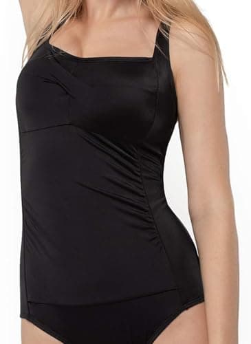 Image of DORINA Women's Fiji Body Shaping Swimsuit, Black (Black V00), 135 (Manufacturer Size: M 40/42)