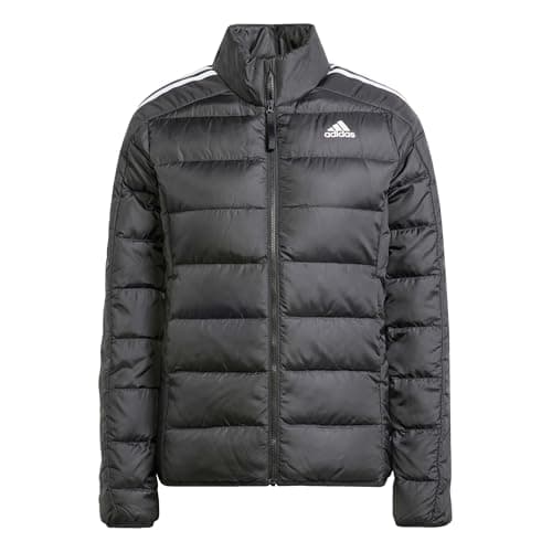 Image of adidas Women's Essentials 3-Stripes Light Down Jacket, Black, S