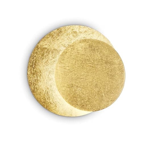Image of Ideal Lux Integrated LED Indoor Wall Lamp 1 Light Gold 3000K