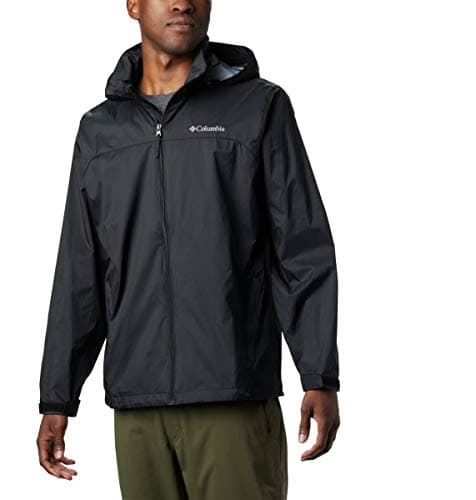 Image of Columbia Men's Glennaker Lake Rain Jacket Waterproof Rain Jacket, BLACK, Size S