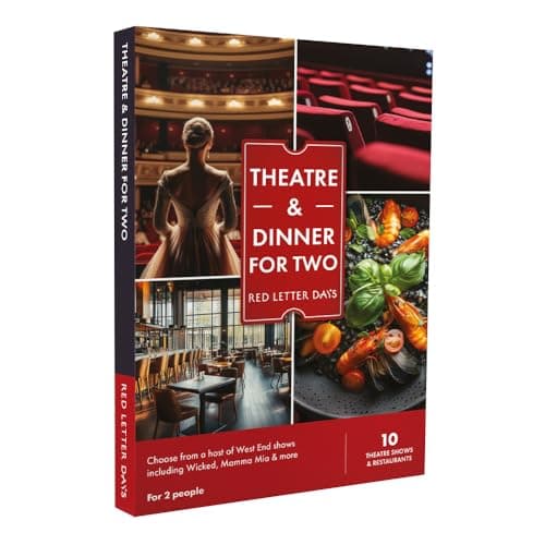 Image of Red Letter Days Theatre and Dinner Experience Gift Box for 2 – West End Show