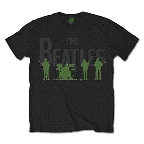 Image of The Beatles Saville Row Line Up Official Tee T-Shirt Mens Unisex (Small) Black