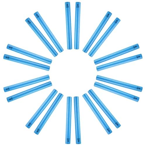 Image of A-Star AP4102BLPK Wooden Blue Claves, 14 cm - Handheld Rhythm Sticks, Educational Percussion Instrument - Pack of 10 Pairs