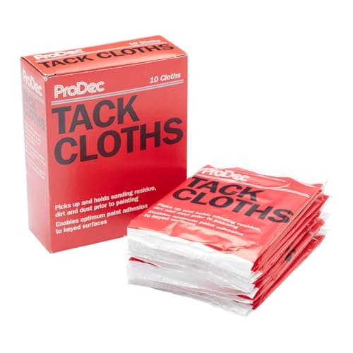 Image of ProDec Tack Cloths for Removing Dust, Dirt and Debris From Surfaces Prior to Painting, Cream, 76 cm x 41 cm, 10 pack