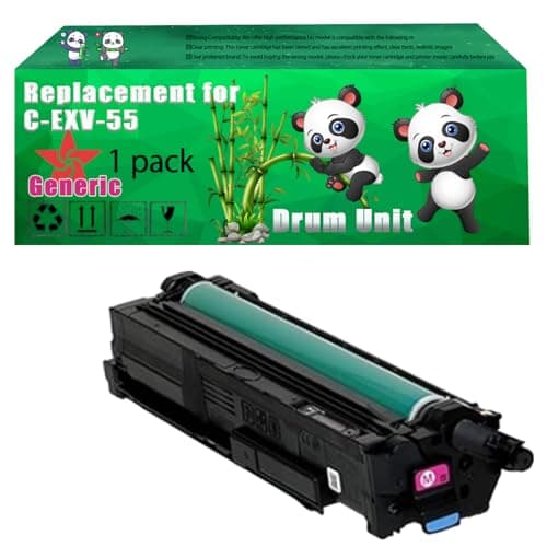 Image of Replacement C-EXV-55 Drum Unit Compatible for Canon IR Advance C256i DX C257 DX C357i C356i DX C257i DX C357P C356P DX C357 Printers, Up to 45000 Pages, Vivid Colors, Contains Chip (1 Pack Magenta)
