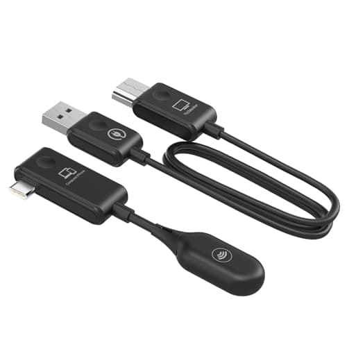 Image of MINIX C1 USB-C Wireless HDMI Extender, Plug & Play, 1080P, Lightweight, Portable, Streaming Video/Audio 164ft. Compatible with iPhone 15, Galaxy S21-S23, Laptops, PC, Screen Mirroring