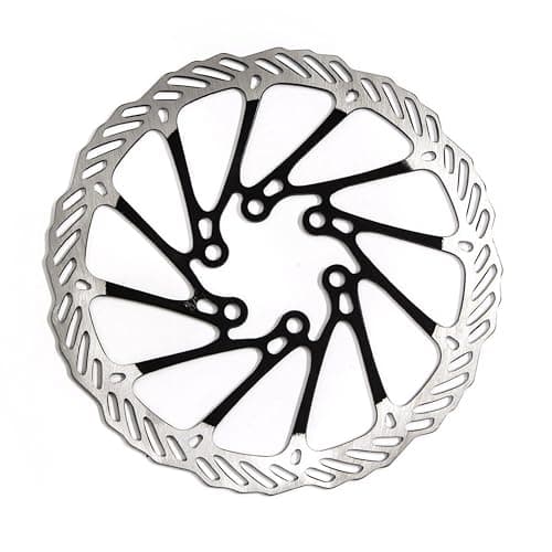Image of Clarks Cycle Systems CL Single Piece Steel 6-Bolt Disc Brake Rotor, Silver, 160mm