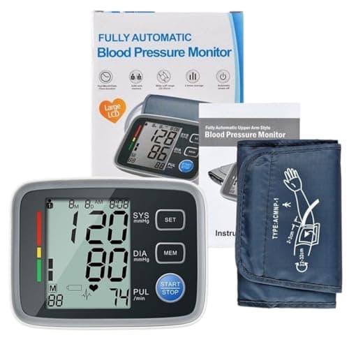 Image of Vitaltrack Pro Blood Pressure Monitor for Home Use – Large 3.5" Backlit Screen, 2-User Mode with Heart Rate Tracking, Doctor-Recommended Accuracy