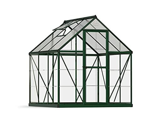 Image of Canopia by Palram Clear as Glass Greenhouse Hybrid (6x6, Green)