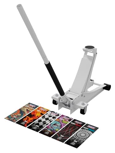 Image of Sealey Low Entry Custom Design Trolley Jack with Rocket Lift 2 Tonne - White - 2000CW