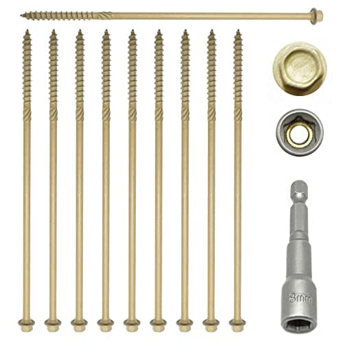 Image of 25 x 150mm Heavy Duty Railway Sleeper Fixing Screws - TIMBERFIX TIMBERLOCK