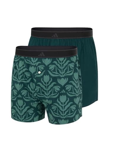 Image of adidas Men's Boxer (2PK) Active Woven Comfortable Underwear Shorts/Pants, Assorted_4AM013, XL, Assorted_4am013, XL