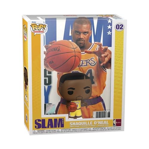 Image of Funko POP! NBA Cover: SLAM - Shaquille O'Neal - NBA + Slam Magazine - Collectable Vinyl Figure - Gift Idea - Official Merchandise - Toys for Kids & Adults - Sports Fans - Model Figure for Collectors