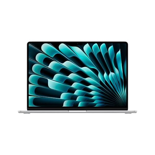 Image of Apple 2025 MacBook Air 15-inch Laptop with M4 chip: Built for Apple Intelligence, 15.3-inch Liquid Retina Display, 16GB Unified Memory, 512GB SSD Storage, 12MP Center Stage Camera, Touch ID; Silver