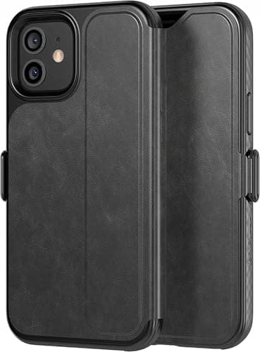 Image of tech21 EvoWallet for Apple iPhone 12 and 12 Pro 5G - Hygienically Clean Bacterial Germ Fighting Antimicrobial Phone Case with 3 Meter Drop Protection - 6.1 inches