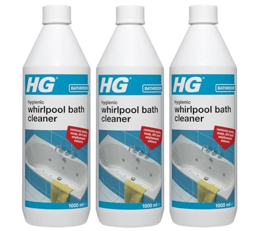 Image of 3 x A Whirlpool Bath Cleaner That Cleans hygienically and removes unpleasant odours.