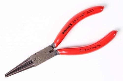 Image of Knipex Long Nose Pliers No 3031140 Electric Pliers Electric round 140 mm Pliers