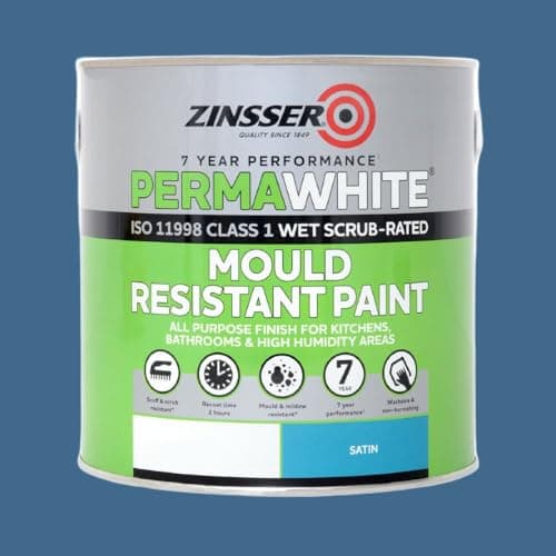 Image of ZINSSER PERMAWHITE INTERIOR SATIN RAL 5023 2.5L