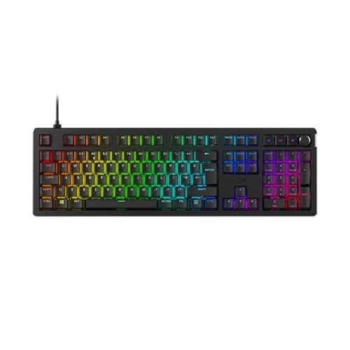 Image of HyperX Alloy Rise | Hot-Swappable Mechanical Gaming Keyboard | PC | Ambient Light Sensor | Gasket Mounted Linear Switches