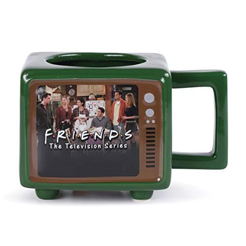 Image of Friends Mug Retro TV Heat Changing Mug (Friends Design) 500ml Coffee Mug in Presentation Gift Box - Official Friends Merchandise
