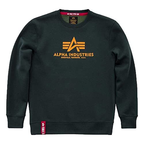 Image of Alpha Industries Basic Sweater Sweatshirt for Men Dark Petrol