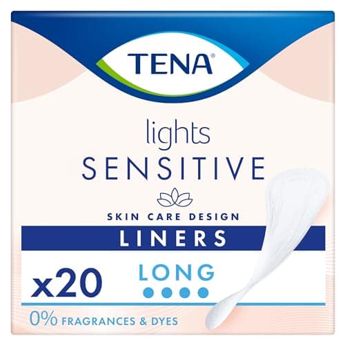 Image of Tena Lights 20 Long Liners, Pack of 3