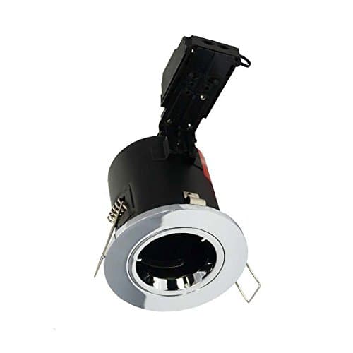 Image of Aurora Fire Rated Downlight Twist Lock With LED Lamp Polished Chrome