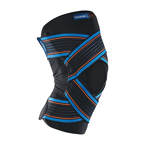 Image of THUASNE Sport - Open Strapping Knee Brace - Unstable or Painful Knee - Limitation of Heat Loss* - Support Index 4/5 - CE Medical Device (Size S)