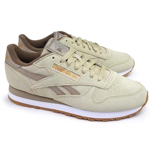 Image of Reebok Classic Leather Classic Beige/Classic Beige/ASH Unisex Running Shoes
