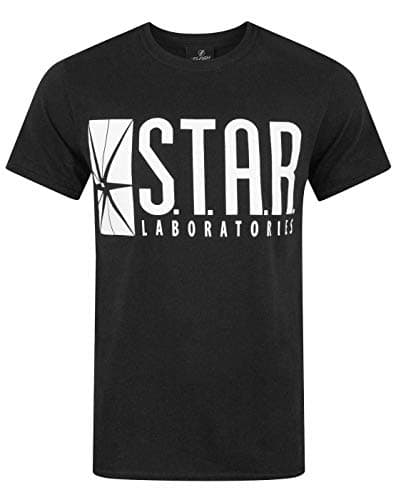 Image of Official Flash TV Star Laboratories Men's T-Shirt (L) Black